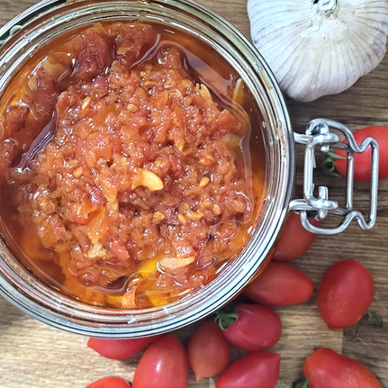 מטבוחה - ריבת עגבניות חריפה