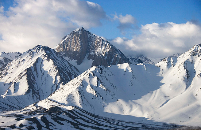 Snowy Mountain Peaks
