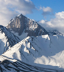 Snowy Mountain Peaks 