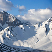 Snowy Mountain Peaks