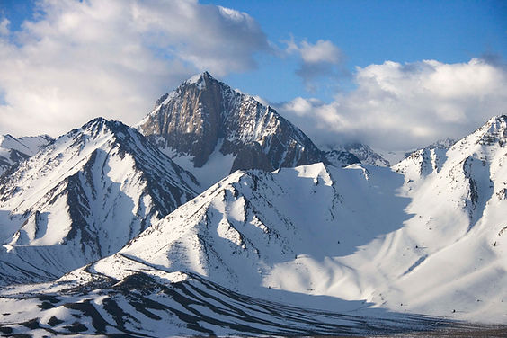 Snowy Mountain Peaks 
