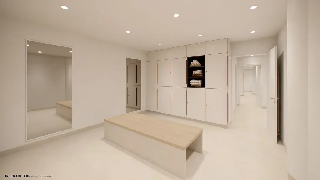 Crown View bureau à louer bruxelles - vestiaire