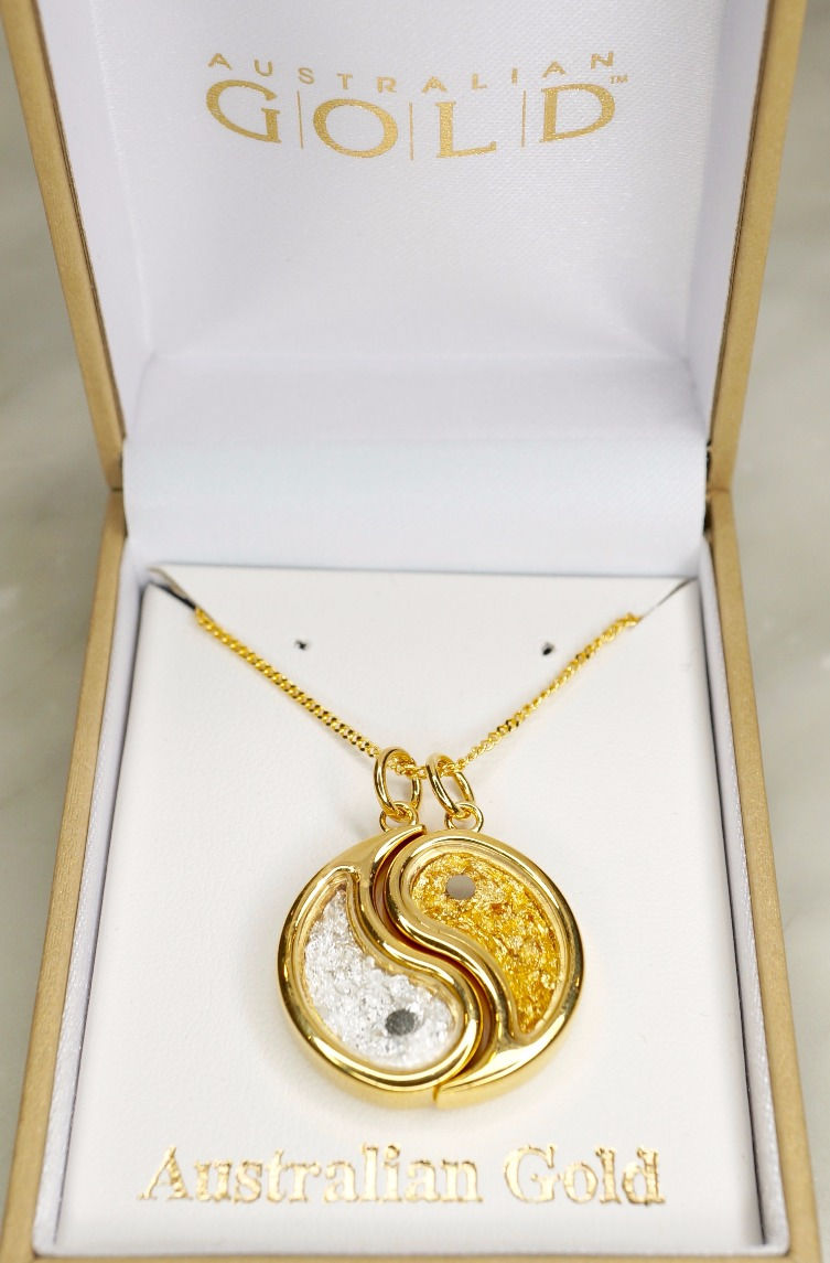 Thumbnail: Australian Gold & Silver Leaf Yin Yang