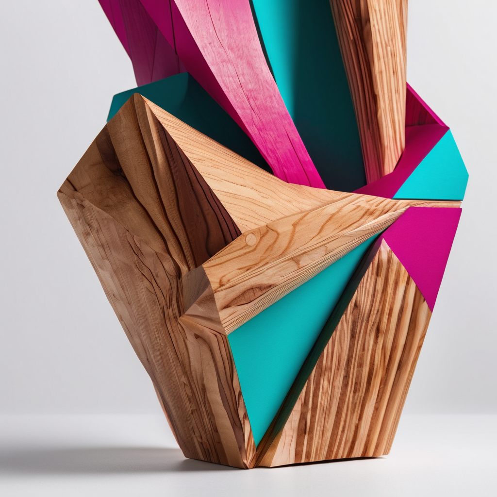 Abstract Wood Sculpture