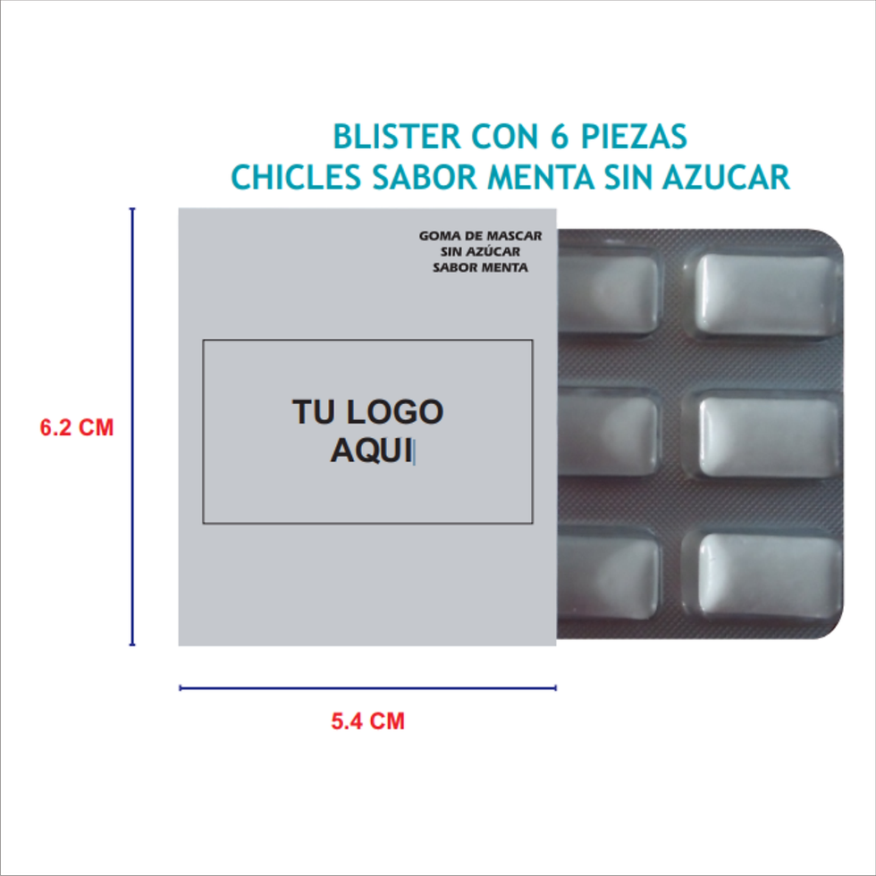 Miniatura: Blister (Chicles)