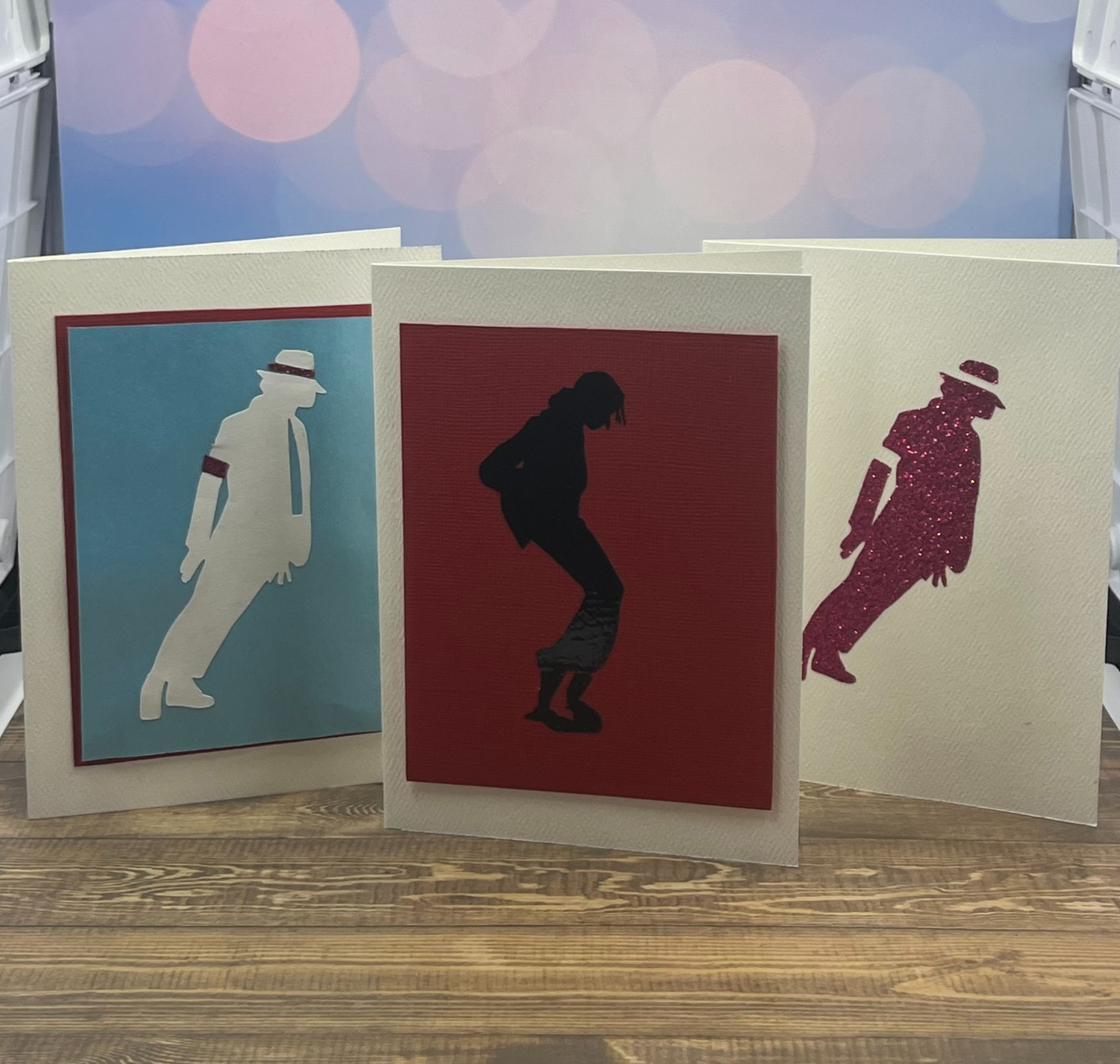 3 SET "Michael Jackson Tribute" Greeting cards