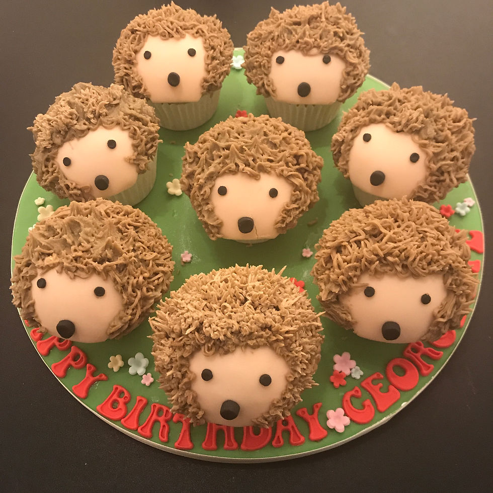 Hedgehogs Cupcakes