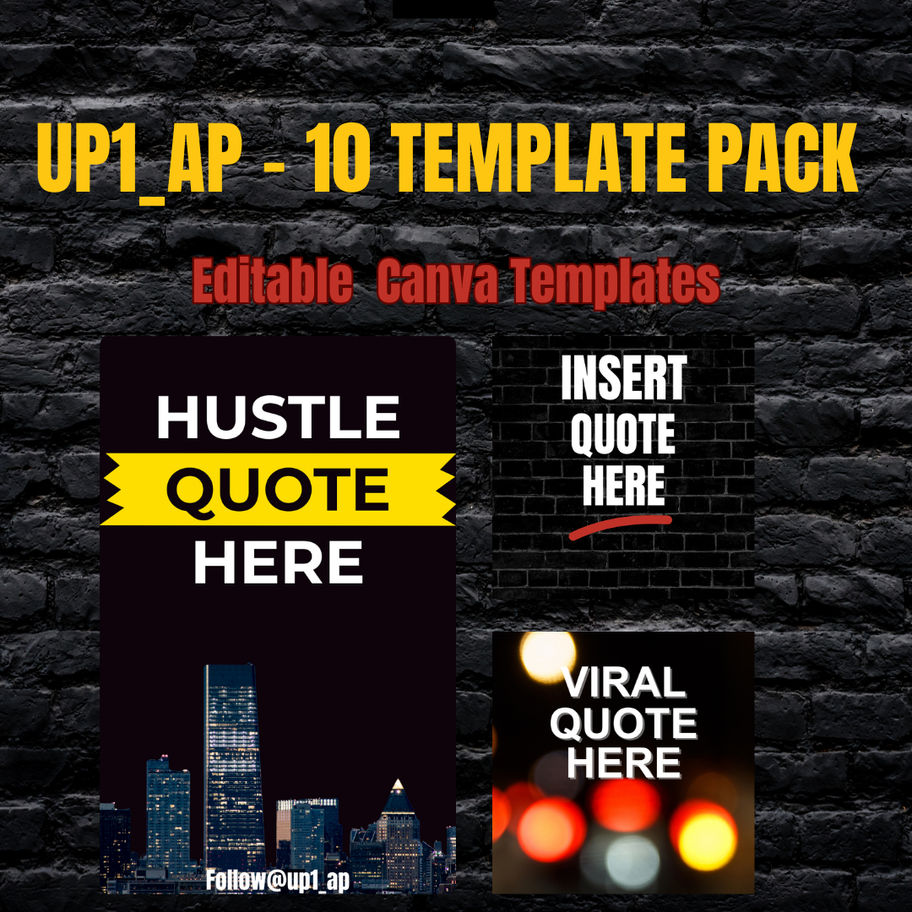 UP1_AP 10-Template Pack cover – hood quotes templates
