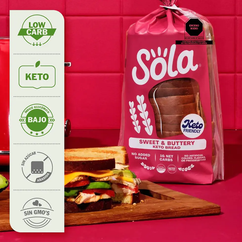 Miniatura: PAN KETO SABOR A MANTEQUILLA, LOWCARB DE SOLA