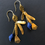 Thumbnail: EARRINGS / LITTLE BUNCH / BLUE GLITTER