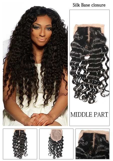 Thumbnail: MIDDLE PART SILK BASE  CLOSURE