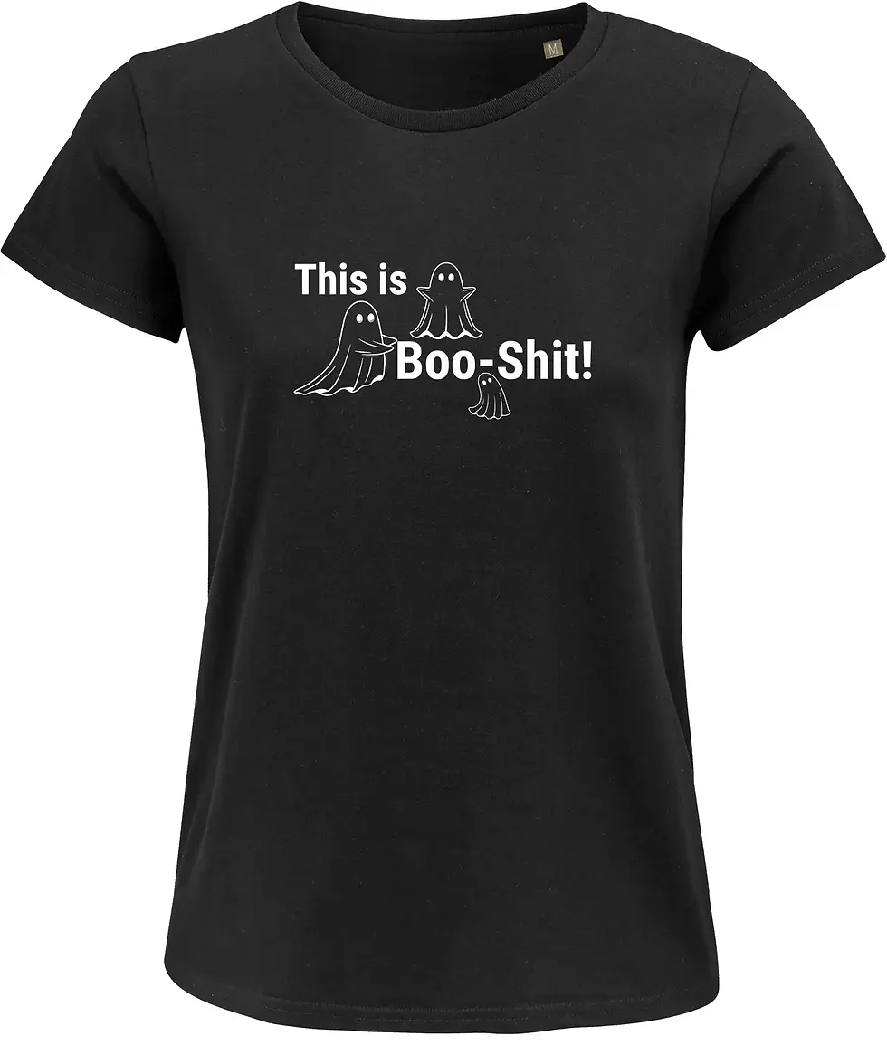 Miniaturbild: T-Shirt „Boo-Shit“ – Damen