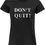 Miniaturbild: T-Shirt „Don't Quit“ – Damen