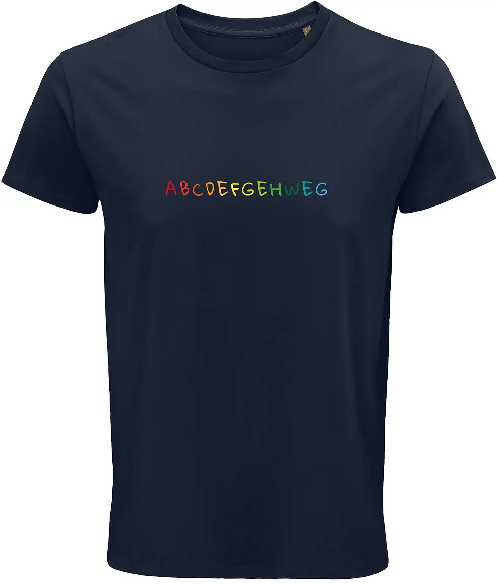 Miniaturbild: T-Shirt „abcdefg“ – Herren