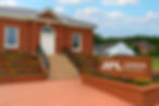 Mockup of the front of the building of the Johnson Public Library