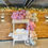 Thumbnail: 6 Ft White Cart with balloon garland