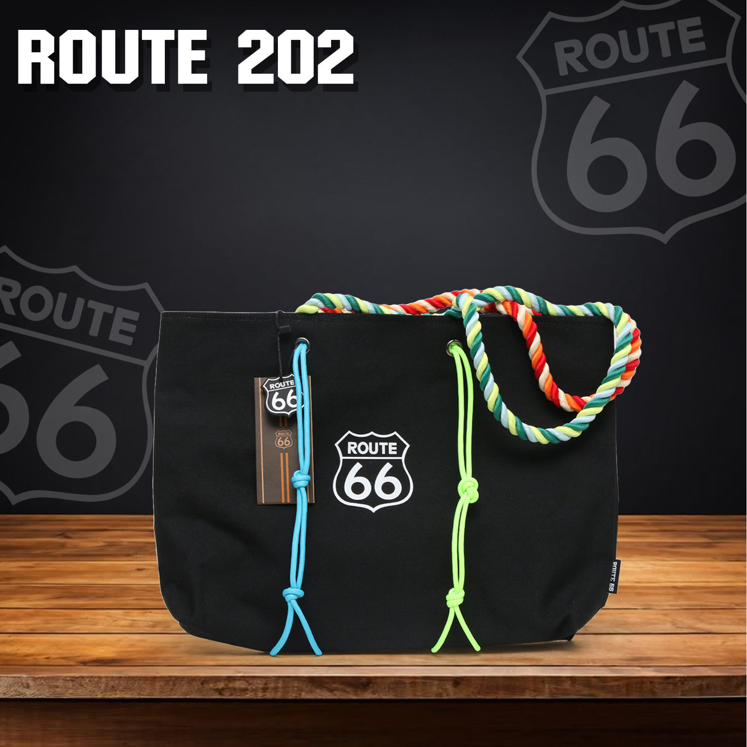 ROUTE 66 Canvas Bag ถุงผ้าแคนวาส Model. 202