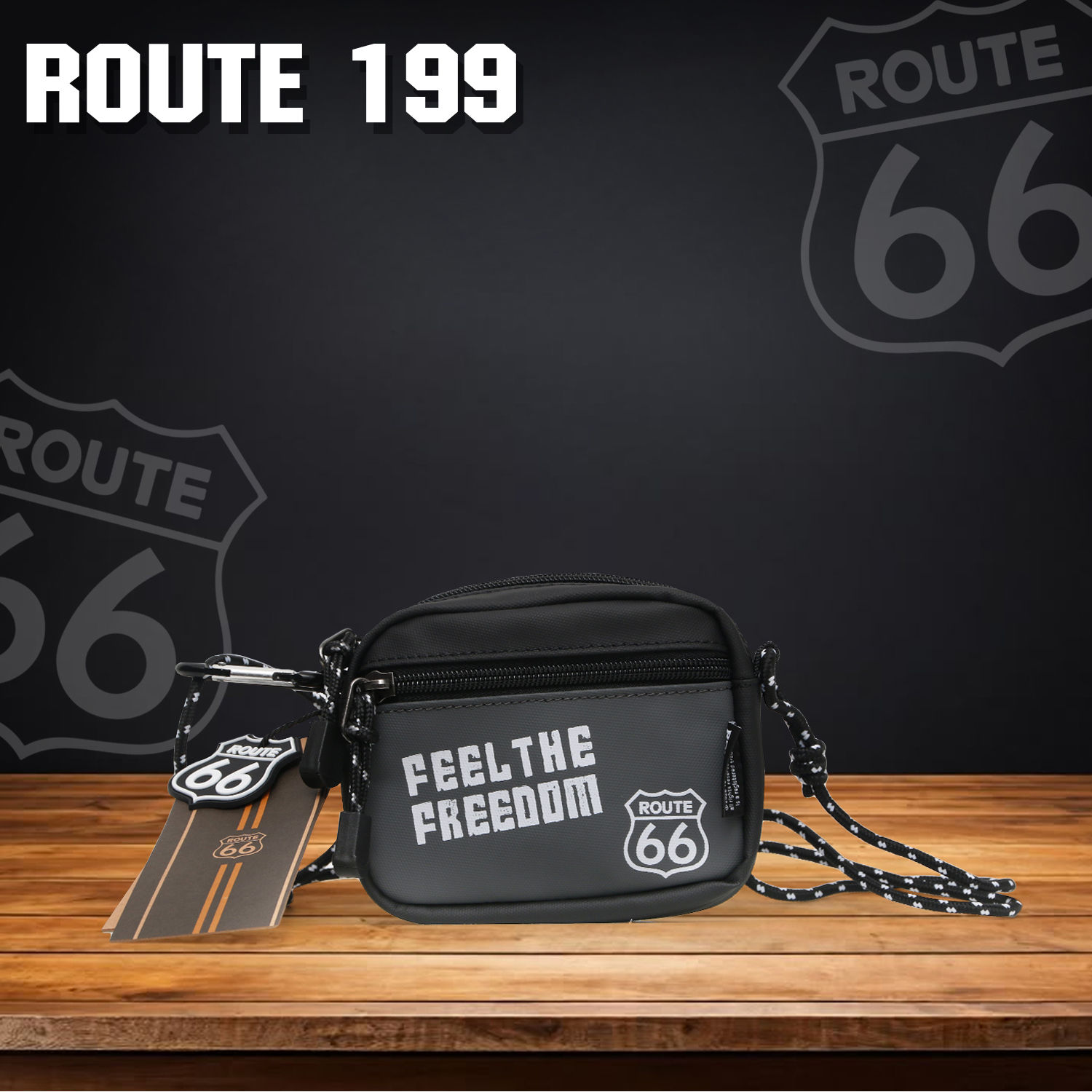 ROUTE 66 Mini Shoulder Bag กระเป๋าสะพายใบเล็ก Model. 199