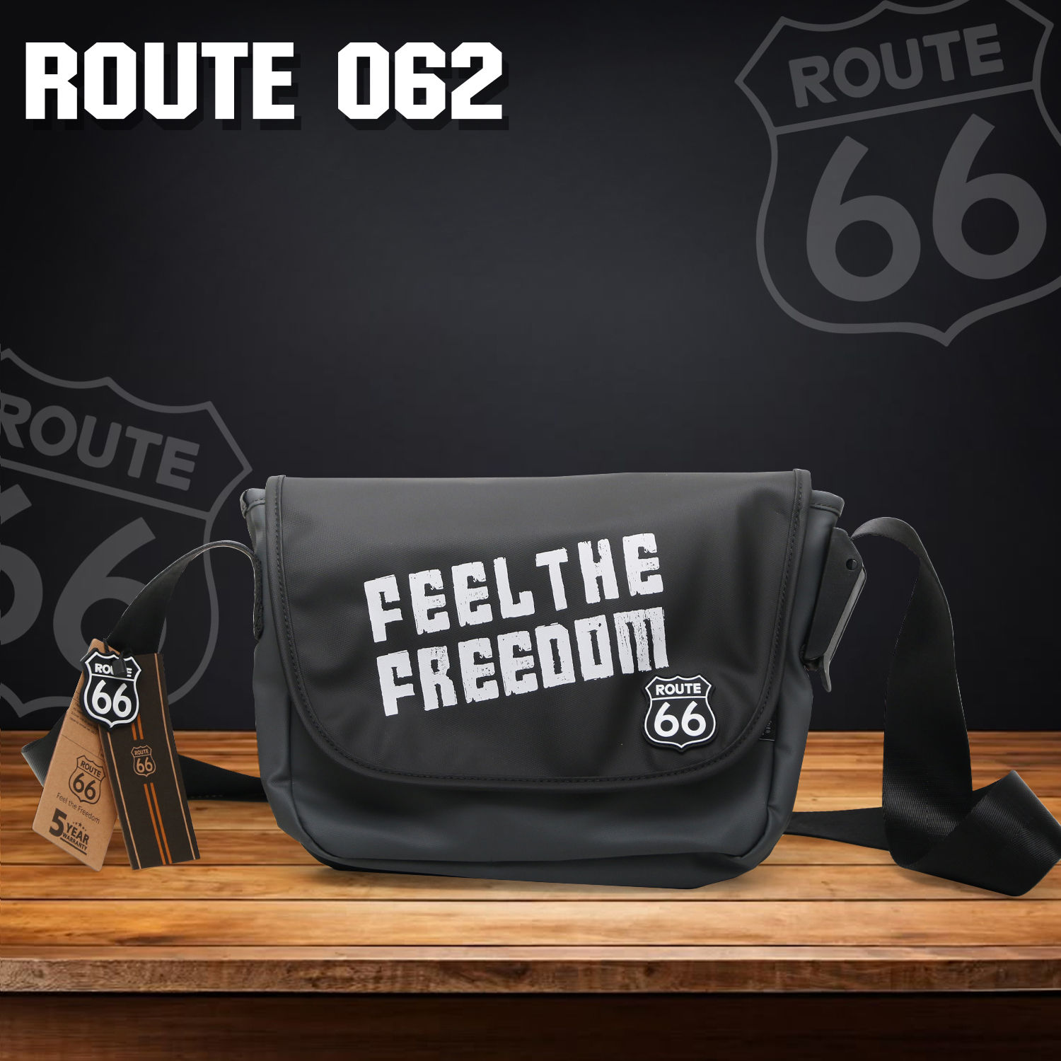 ROUTE 66 Shoulder Bag กระเป๋าสะพาย Model. 062