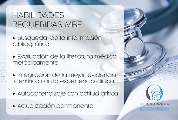 Habilidades requeridas para la medicina basada en evidencias