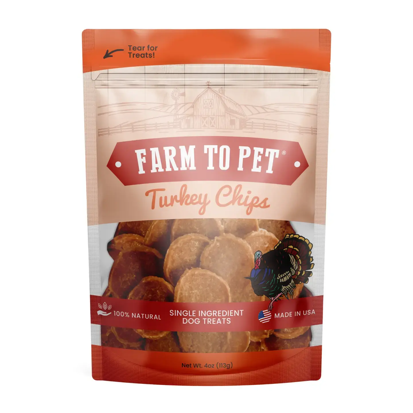 Turkey Chips ~ Farm to Pet