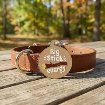 Thumbnail: Big Stick Energy Pet ID ~ Bad Tags