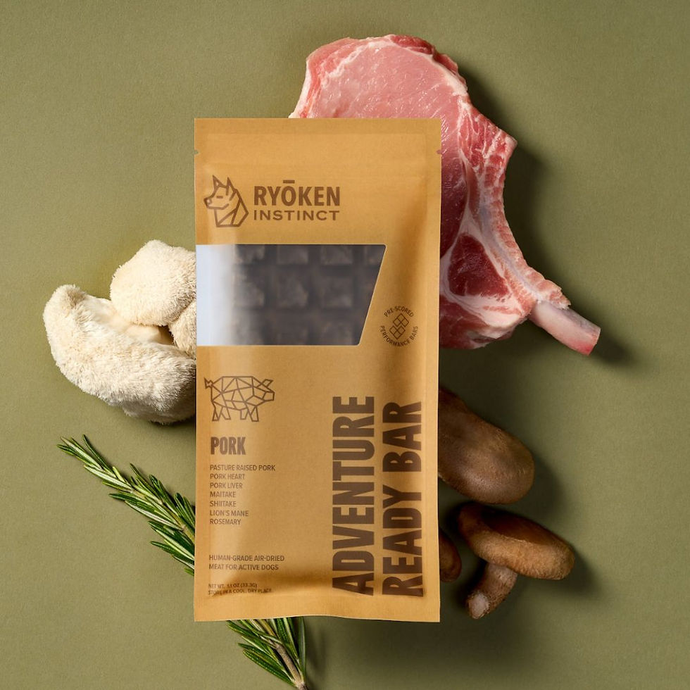 Thumbnail: Pork Snack Bar for Active Dogs ~ Ryoken Instinct