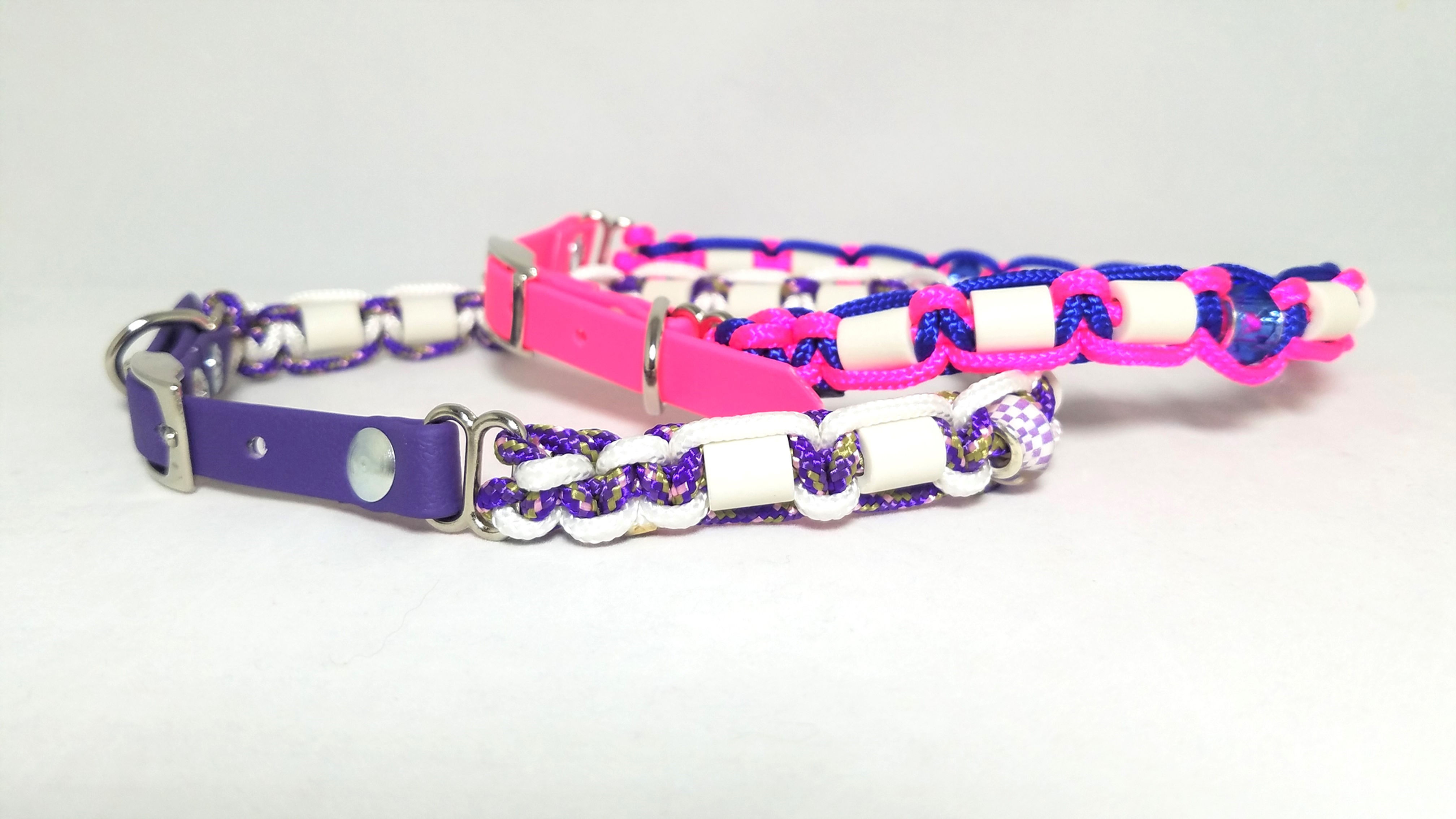 S/M Biothane EM Dog Collar Adjustable ~ CUSTOM