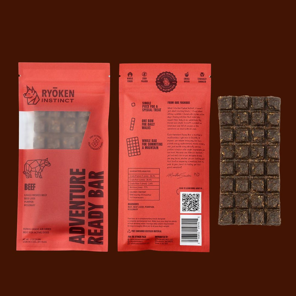 Thumbnail: Beef Snack Bar for Active Dogs ~ Ryoken Instinct