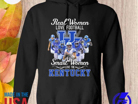 Premium real women love football smart women love the Kentucky Wildcats 2022 shirt