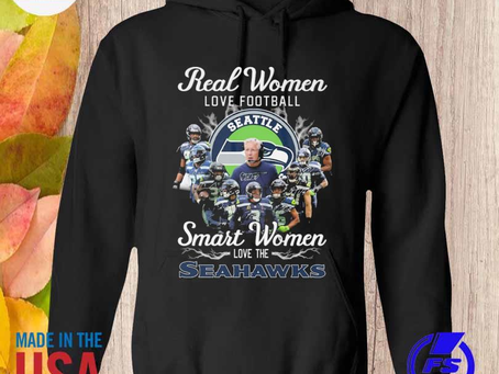 Awesome real women love football smart women love the Seattle Seahawks 2022 shirt