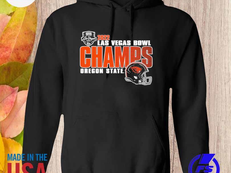Oregon state beavers 2022 las vegas bowl champions shirt