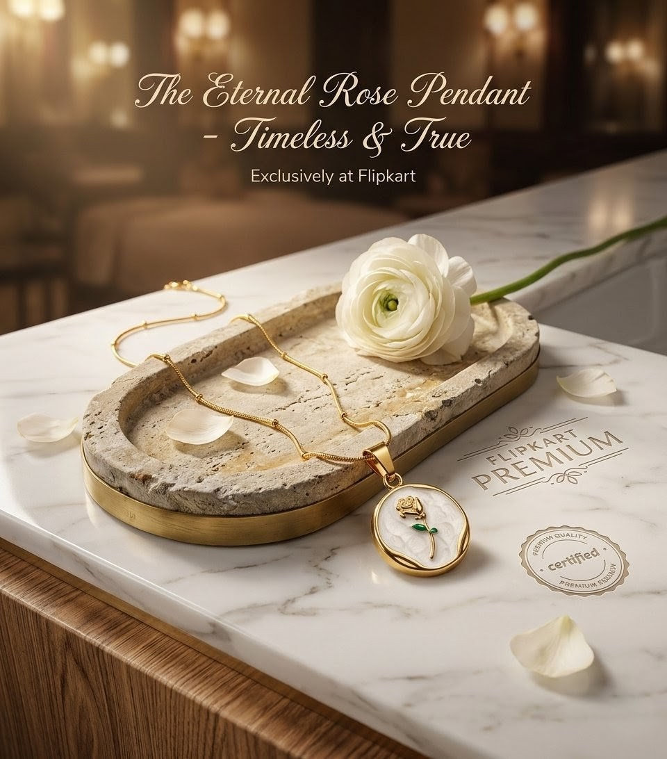 Eternal Rose Gold-Plated Stainless Steel Pendant Chain
