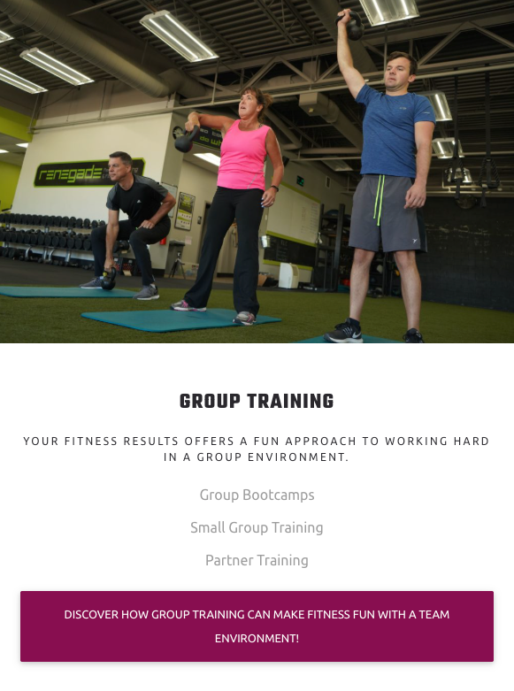 YourFitness Results Features 2