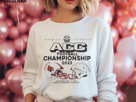 2023 ACC Football Louisville Cardinals Vs. Florida State Seminoles Championship Matchup Shirt