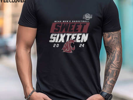 Washington State Cougars 2024 Sweet 16 Shirt
