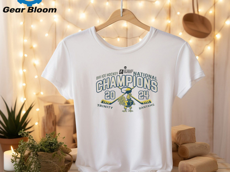 Trinity Bantams 2024 Ncaa D3 Men’s Ice Hockey National Champions shirt