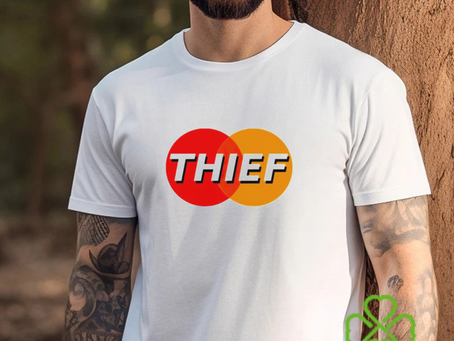 Master card thief shirt