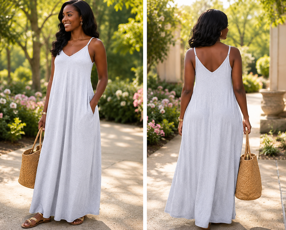Thumbnail: Grey Maxi Dress