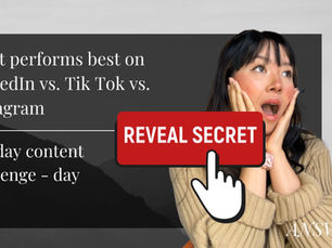 What performs well on Linkedin vs. Tik Tok vs. Instagram
