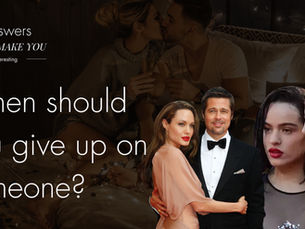 When should you give up on someone?