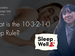 What is the 10-3-2-1-0 Sleep Rule?