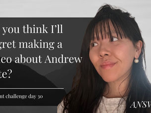 Do you think I’ll regret making a video about Andrew Tate?