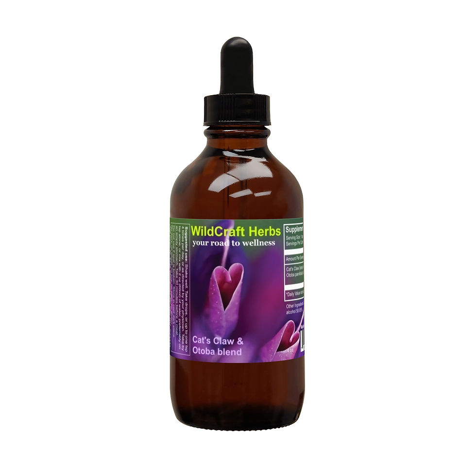 Thumbnail: Cat's Claw & Otoba Bark Blend Liquid Herb Tincture Extract. Size 4 oz. 4 bottle sizes.