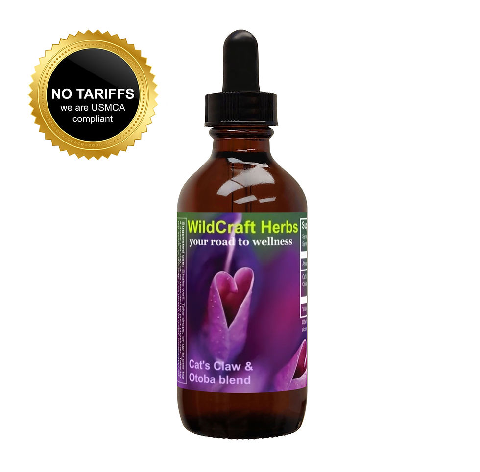 Cat's Claw & Otoba Bark Blend Liquid Herb Tincture Extract. Size 2 oz. 4 bottle sizes.