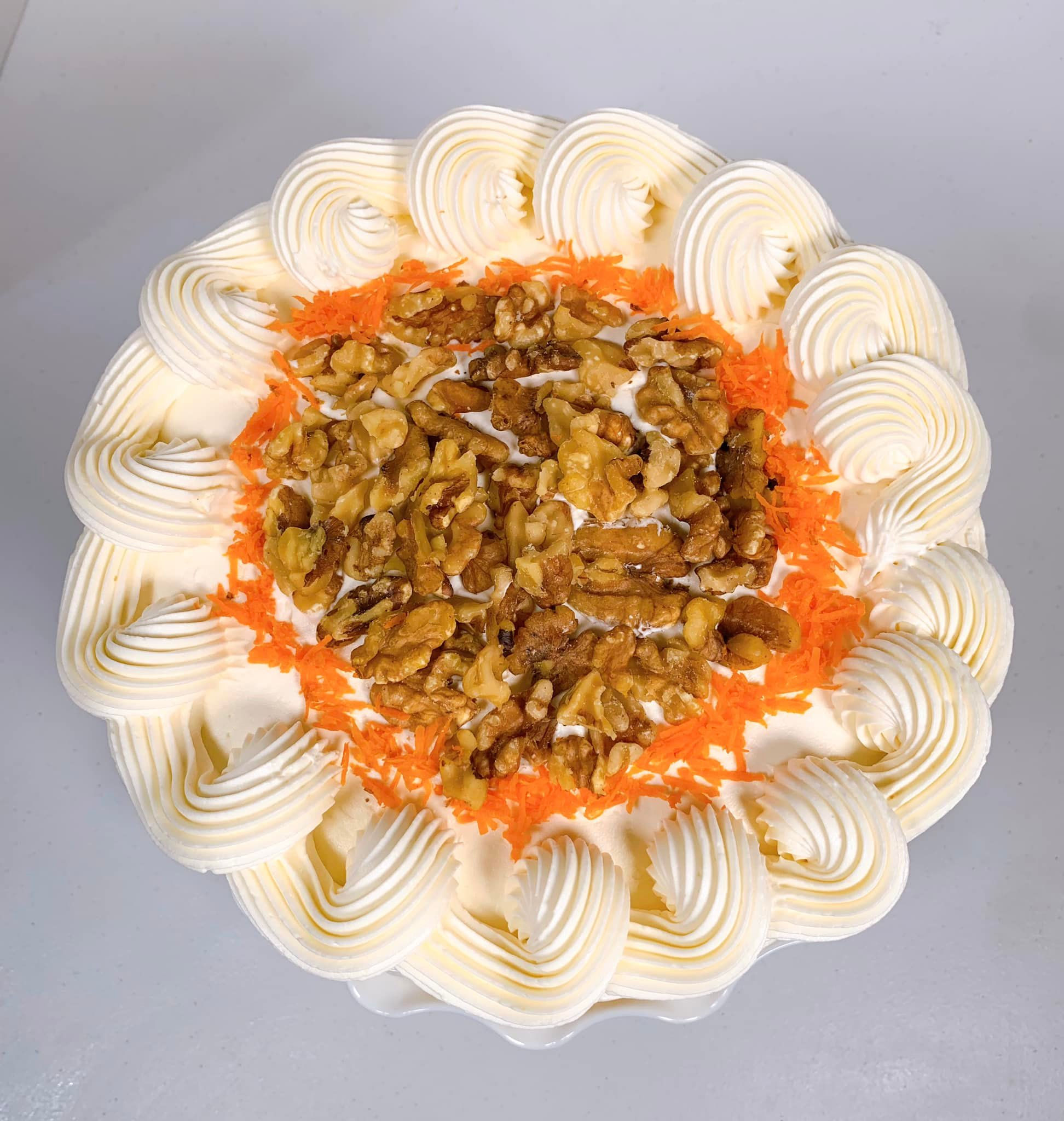 24-Carrot cake slice (WITH PECANS)
