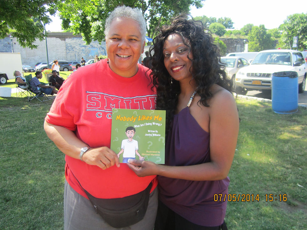 Community leader takes photo with me