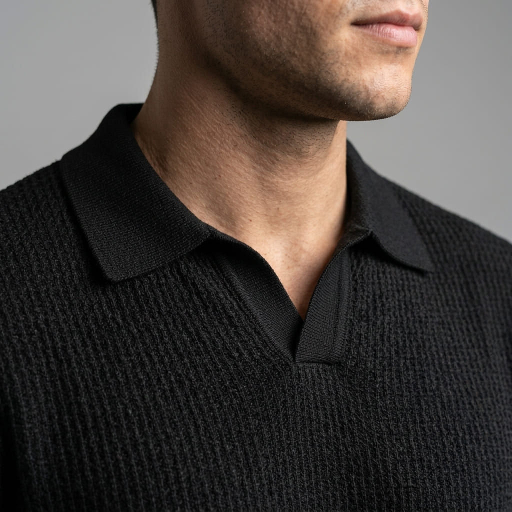 The Lapel Knit Polo