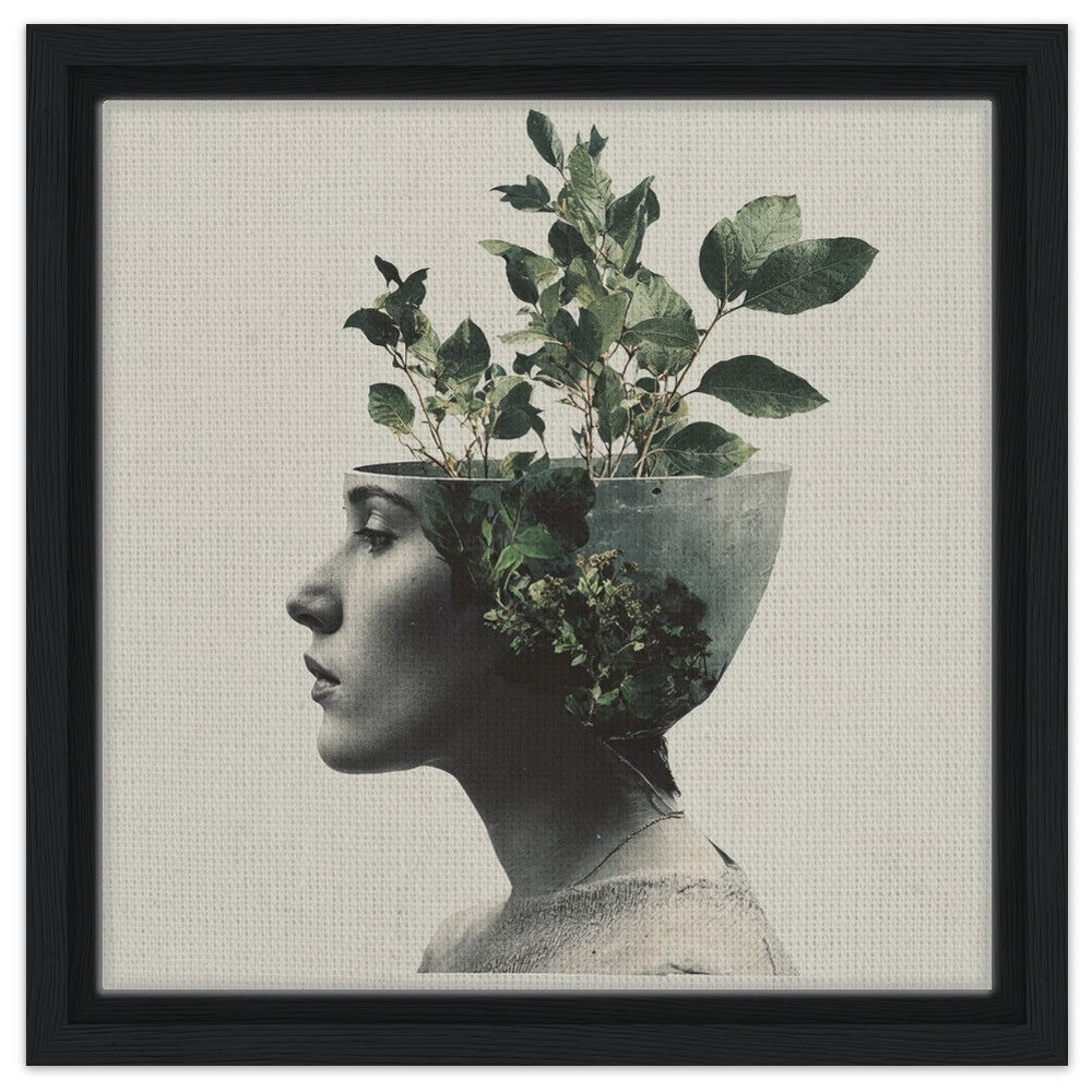 Framed Canvas 30x30 cm / 12x12″