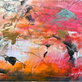 Janet Lesniak encaustic "Chitta"